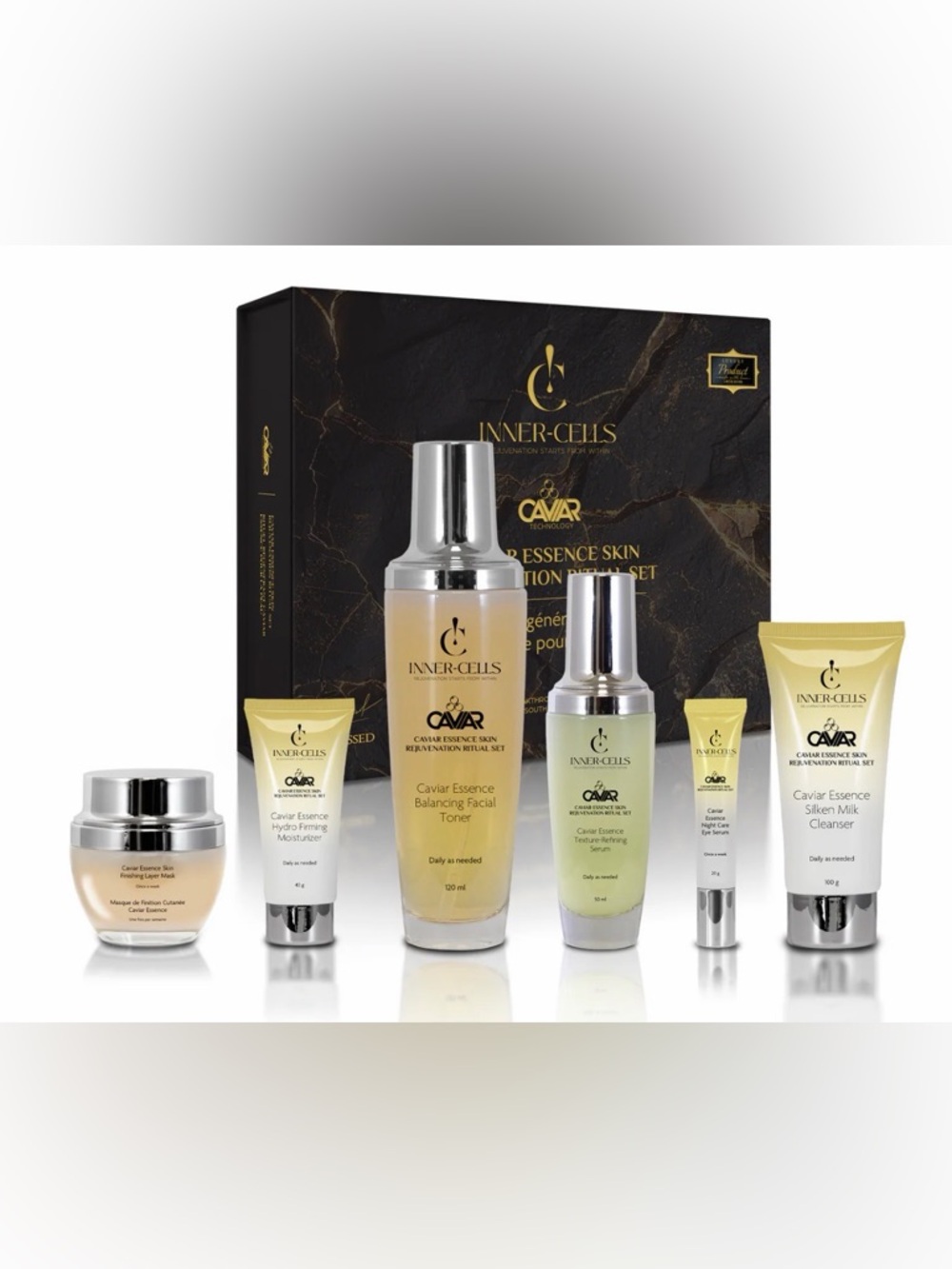 Inner-Cells Caviar Essence Skin Rejuvenation Ritual Set Sealed Brand New